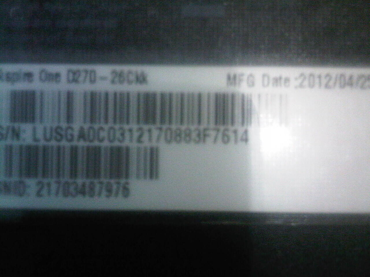 netbook acer D270 N2600
