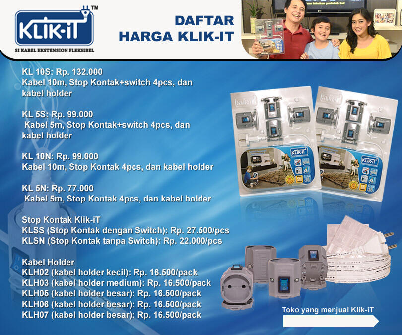 klik-it kabel ektension inovasi terbaru