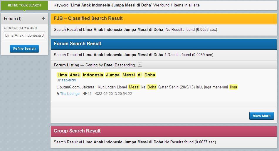 Lima Anak Indonesia Jumpa Messi di Doha