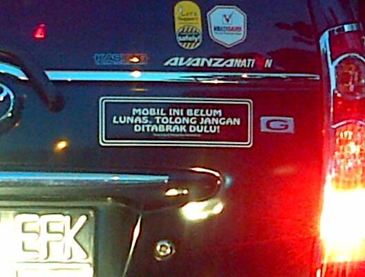 Mobil yang polos (jamin ngakak klo ga ane rela ditimpuk cewe :D)