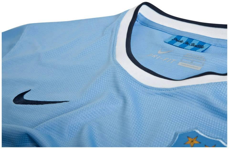 CITY RISING: New Nike 2013/14 home shirt detail