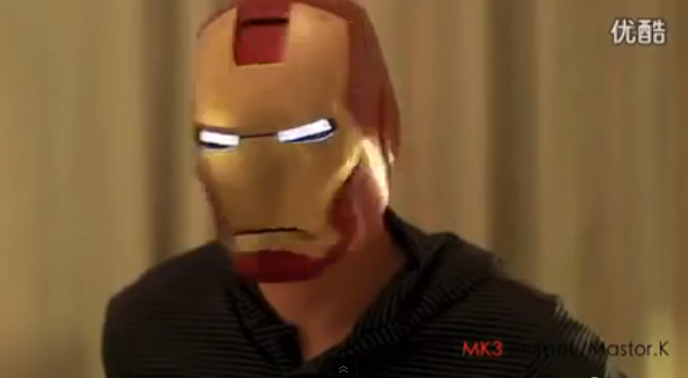 video pembuatan iron man helmet