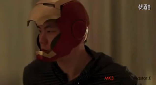 video pembuatan iron man helmet