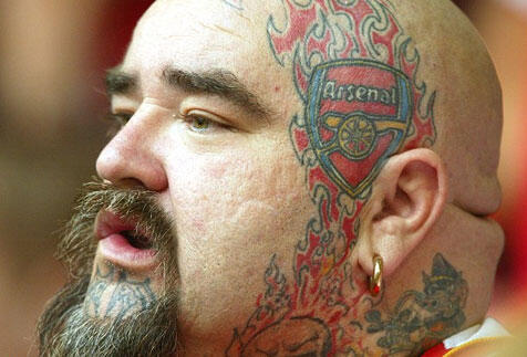 Kumpulan Tato Unik Fans Klub Inggris