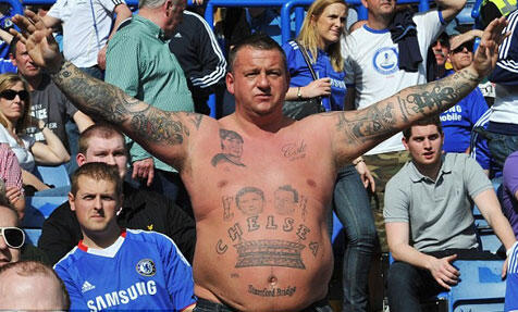 Kumpulan Tato Unik Fans Klub Inggris