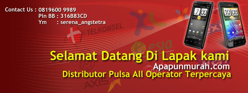 ★★★ Solusi Distributor Pulsa Elektrik Anda ! Kualitas MANTAP Harga MURAH ★★★