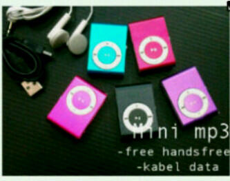 MP3 PLAYER SHUFFLE + USB + HEADSET