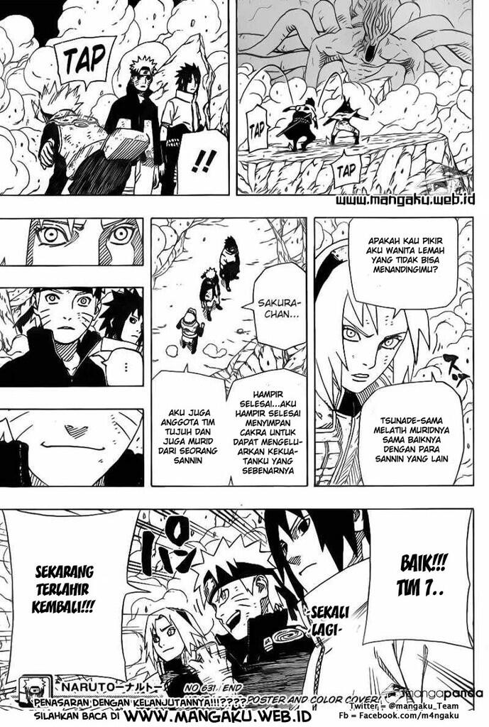 naruto chapter 631 : tim 7