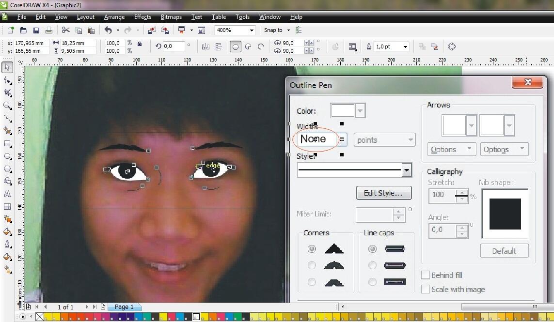 Tutorial karya Corel ane (mohon mampir agan agan)