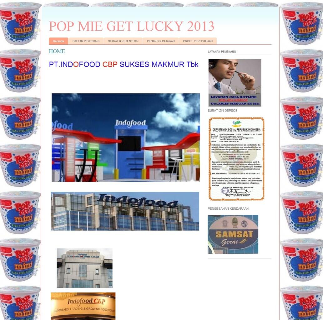 (UPDATE GAN) ANE DAPET MOBIL DARI INDOFOOD...