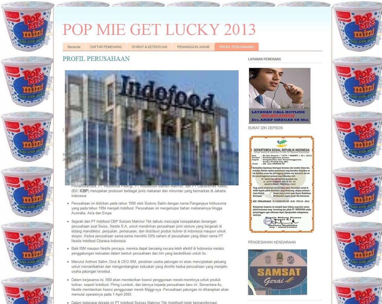 (UPDATE GAN) ANE DAPET MOBIL DARI INDOFOOD...