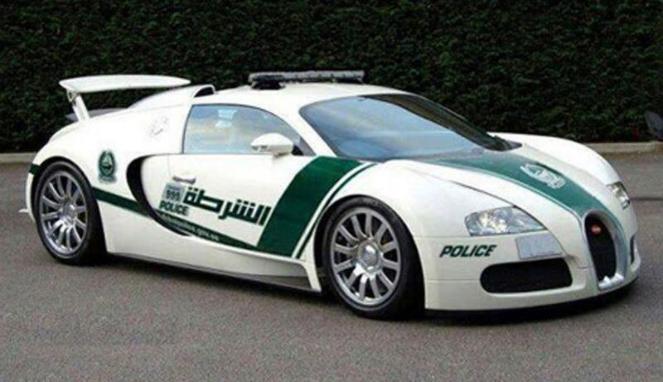 Mobil Patroli Tercepat Sejagat di Dubai Ternyata Palsu