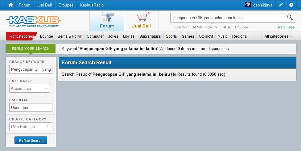 Pengucapan "GIF" yang Selama Ini Ternyata Keliru  KASKUS