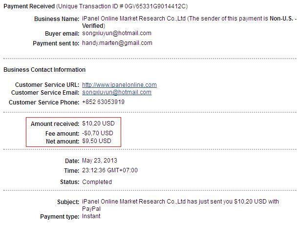 &#91;iPanel Online&#93; Dibayar cuma isi Survey 100% No Scam