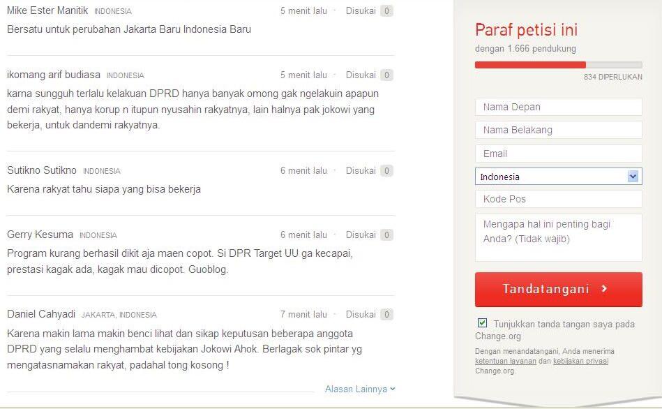 PETISI Pembubaran DPRD DKI Jakarta...Masuk gan !!!