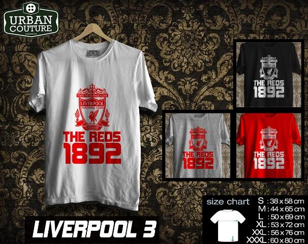 KAOS DISTRO AC MILAN LIVERPOOL BARCELONA AS ROMA MUNCHEN {READY STOCK} MURAH BGT !!!
