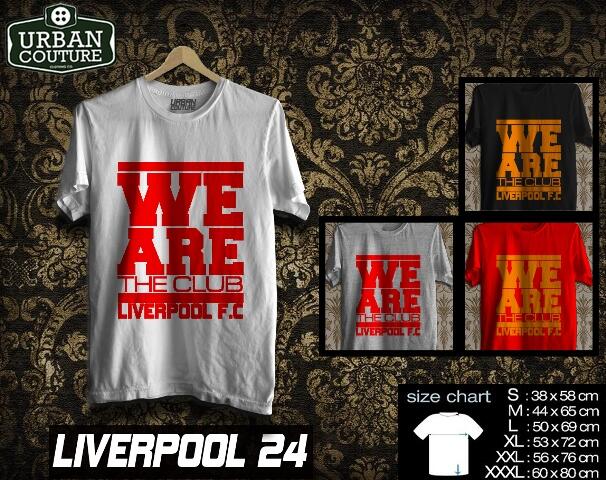 KAOS DISTRO AC MILAN LIVERPOOL BARCELONA AS ROMA MUNCHEN {READY STOCK} MURAH BGT !!!
