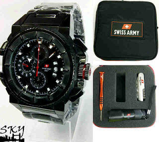 ++ JAM TANGAN ORIGINAL SWISS ARMY DIJAMIN MURAH ++