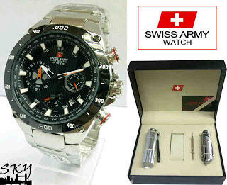 ++ JAM TANGAN ORIGINAL SWISS ARMY DIJAMIN MURAH ++
