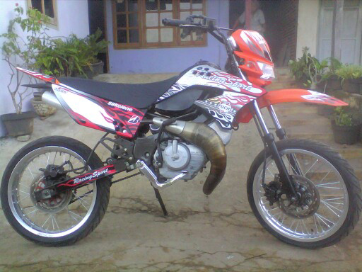 Terjual satria 120 modif trail klx  KASKUS