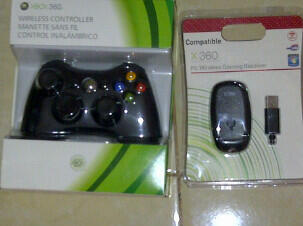 Stick ps, stick xbox 360 + receiver for pc