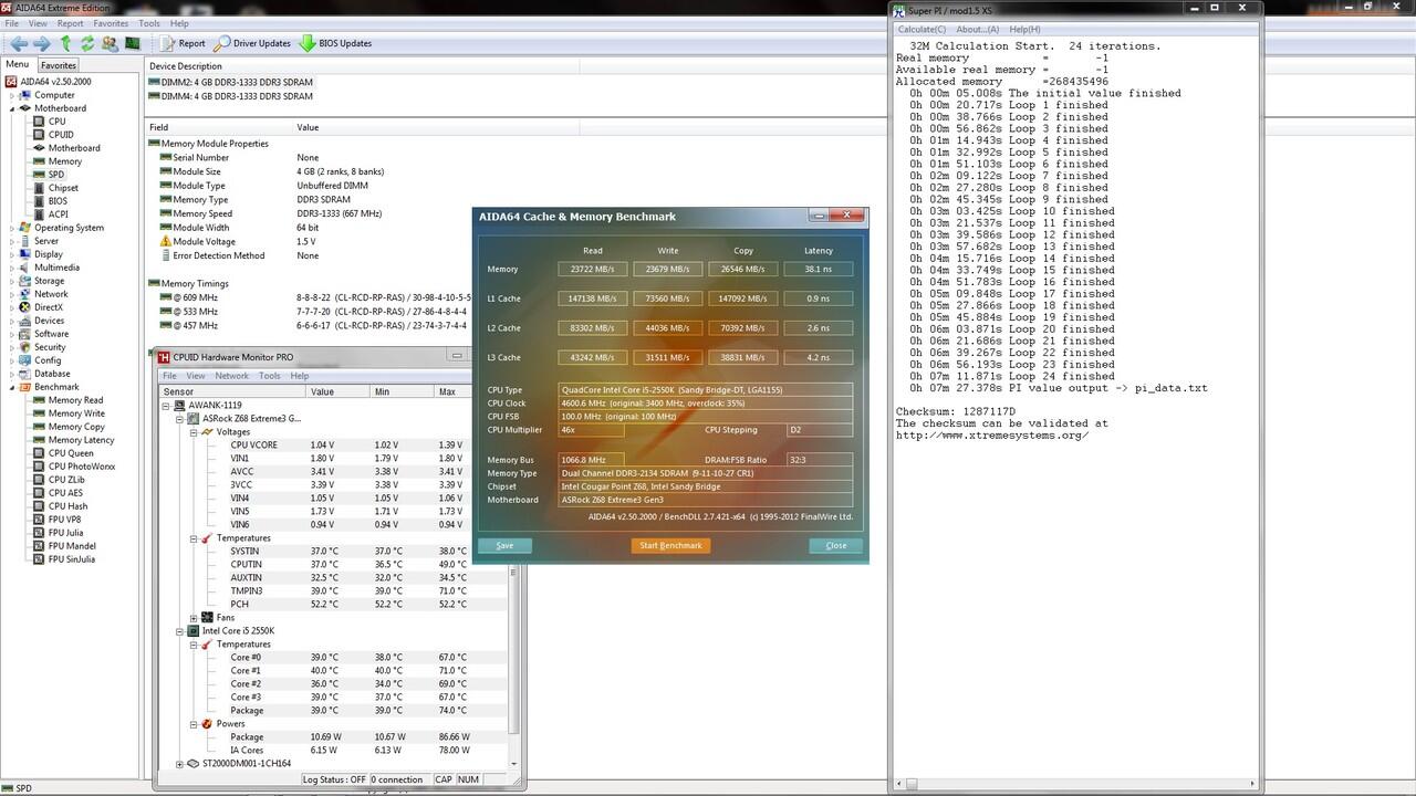 Review DDR3 Vgen PC10600 (1333MHz) Hynix H9C cfr