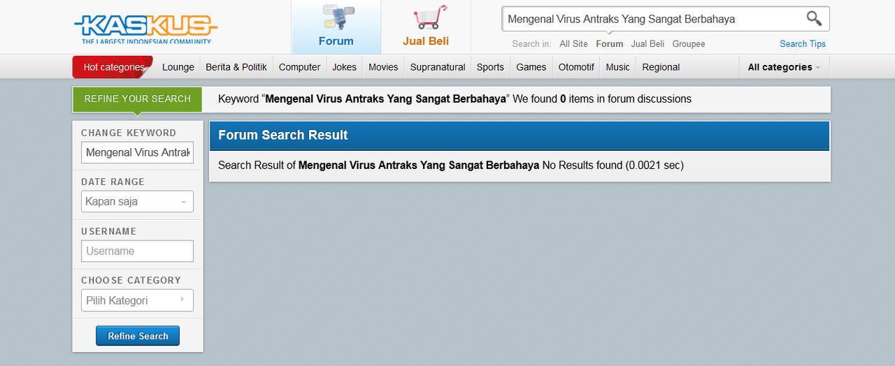 Mengenal Virus Antraks Yang Sangat Berbahaya