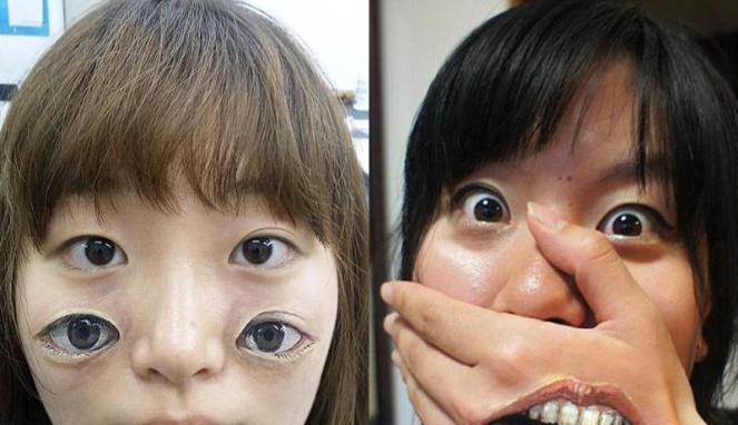Seorang Mahasiswi Jepang Menciptakan Make Up Lukisan Unik