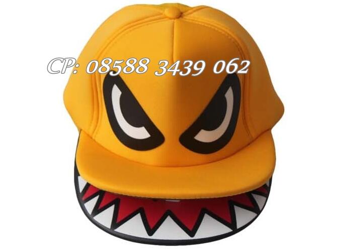 Terjual Trucker Hat Import, double brim 