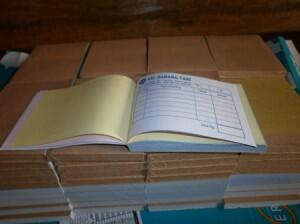 Cetak Nota 1/2 Folio