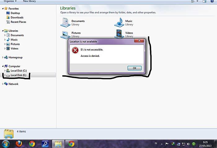 Hardisk partisi tidak terbaca