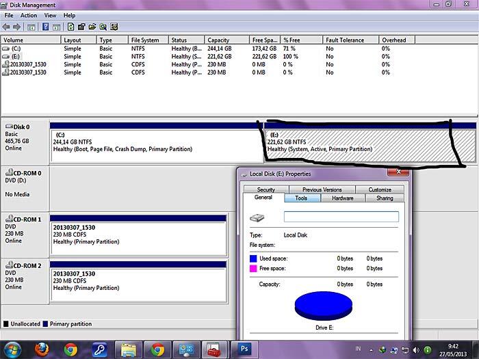 Hardisk partisi tidak terbaca