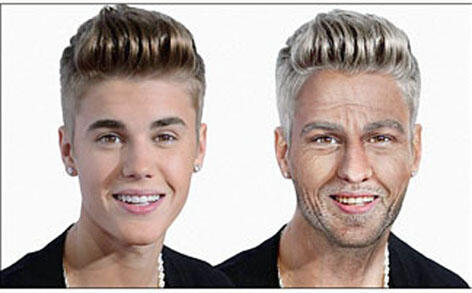 Ini Wajah Justin Bieber &amp; Lady Gaga Ketika Tua Nanti 