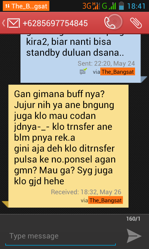 Berjualan di FJB dibayar Pulsa