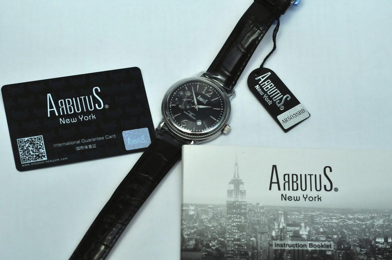 WTS: JAM TANGAN MEKANIK ARBUTUS AR503SBB