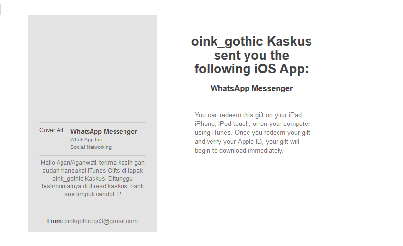 ►►► Jasa Beli iTunes Gift Card Indonesia Dijamin Original & Legal by oink_gothic ◄◄◄