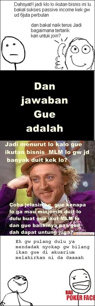 Diajakin Ikutan MLM?? jawab aja kek gini