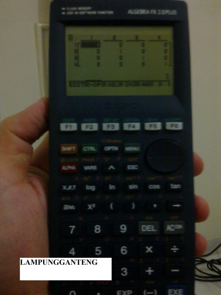 JUAL KALKULATOR SCIENTIFIC CASIO ALGEBRA FX 2.0 PLUS (2 ND)