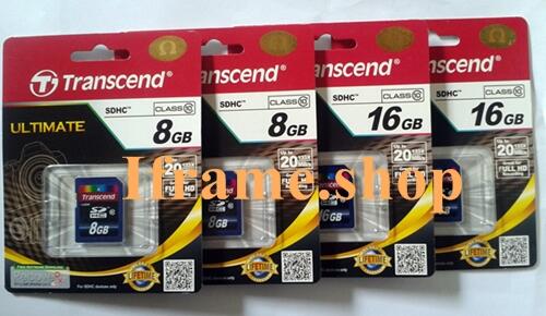 Transcend SDHC / SD Card class 10, SDXC, UHS-i