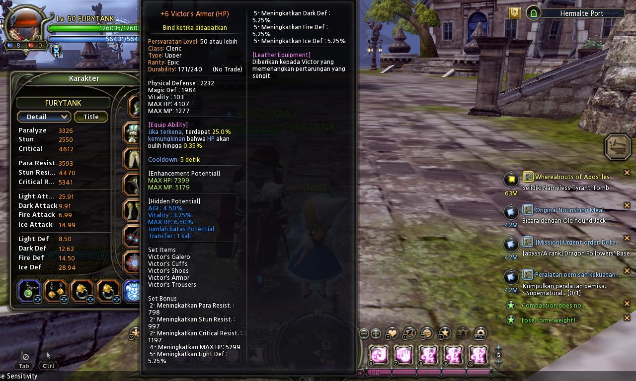 JUAL CHAR DRAGON NEST SERVER ALTHEA (GUARDIAN)