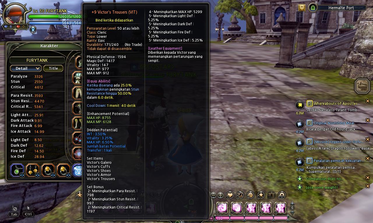 JUAL CHAR DRAGON NEST SERVER ALTHEA (GUARDIAN)