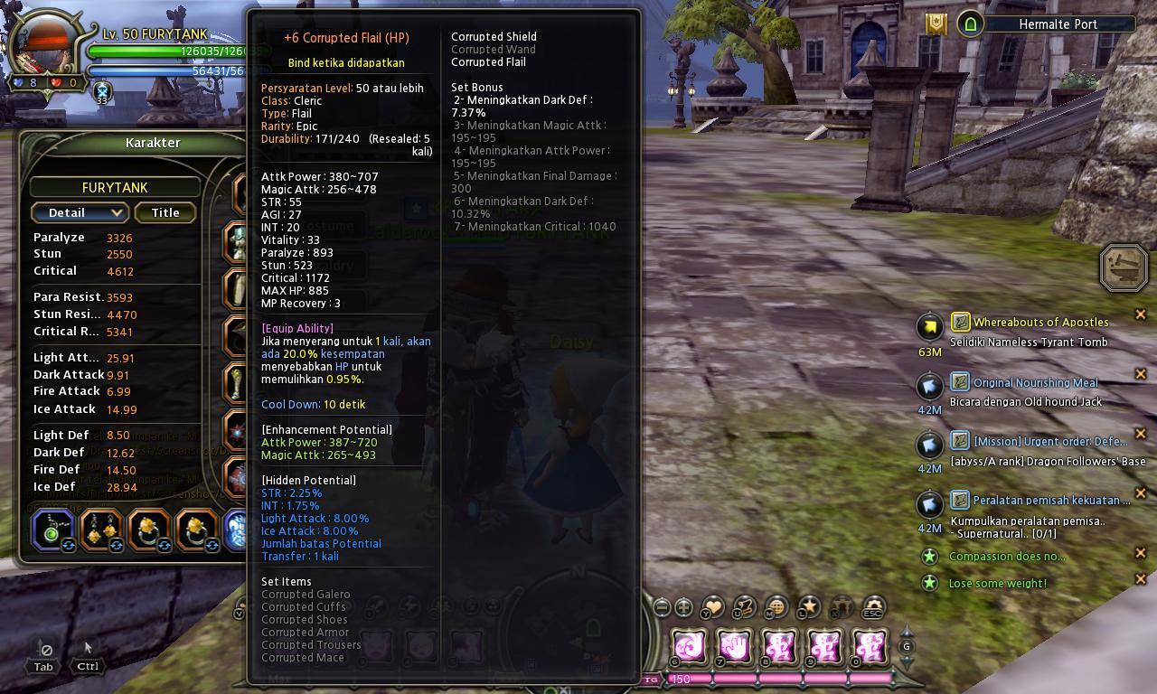 JUAL CHAR DRAGON NEST SERVER ALTHEA (GUARDIAN)