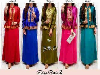 Gamis Selina Combi Songket