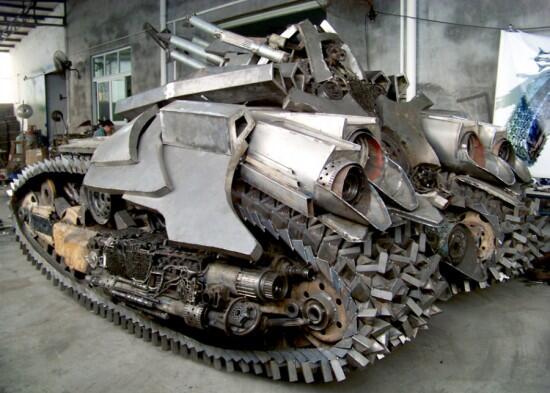 Transformers Fans Membangun Tank Megatron