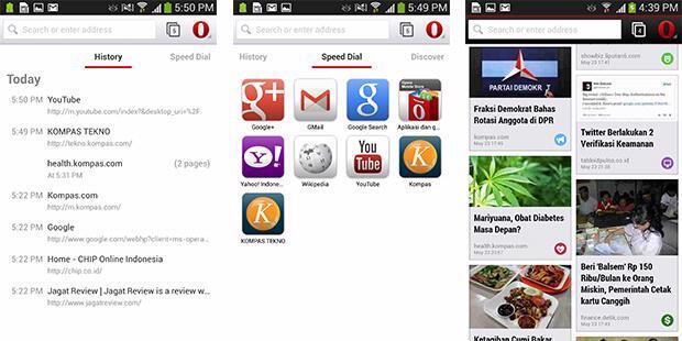 4 fitur andalan opera for Android Gan