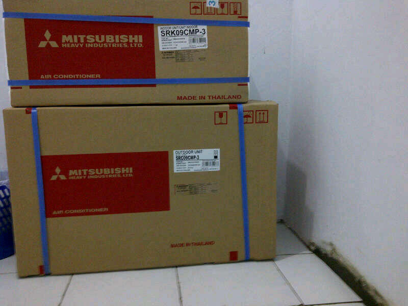 Jualin AC hadiah (Mitsubishi SRK09CMP-3)