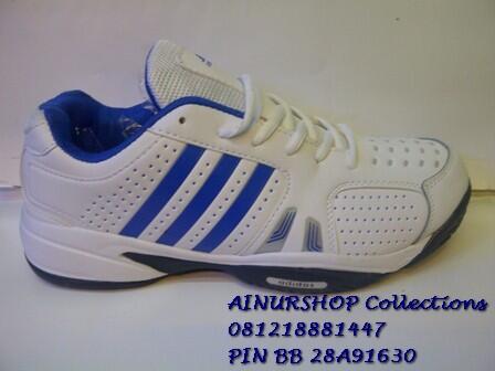 SEPATU TENNIS ADIDAS, ADIDAS TENNIS GRADE ORIGINAL, READY STOK SIZE 40-45