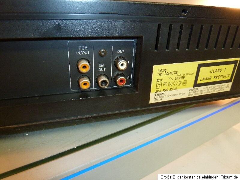 CD Player Philips CD614 (Made in Belgium)