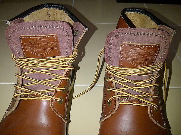 Sepatu Boot Harley Davidson - Coklat