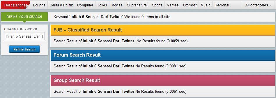 Inilah 6 Sensasi Dari Twitter